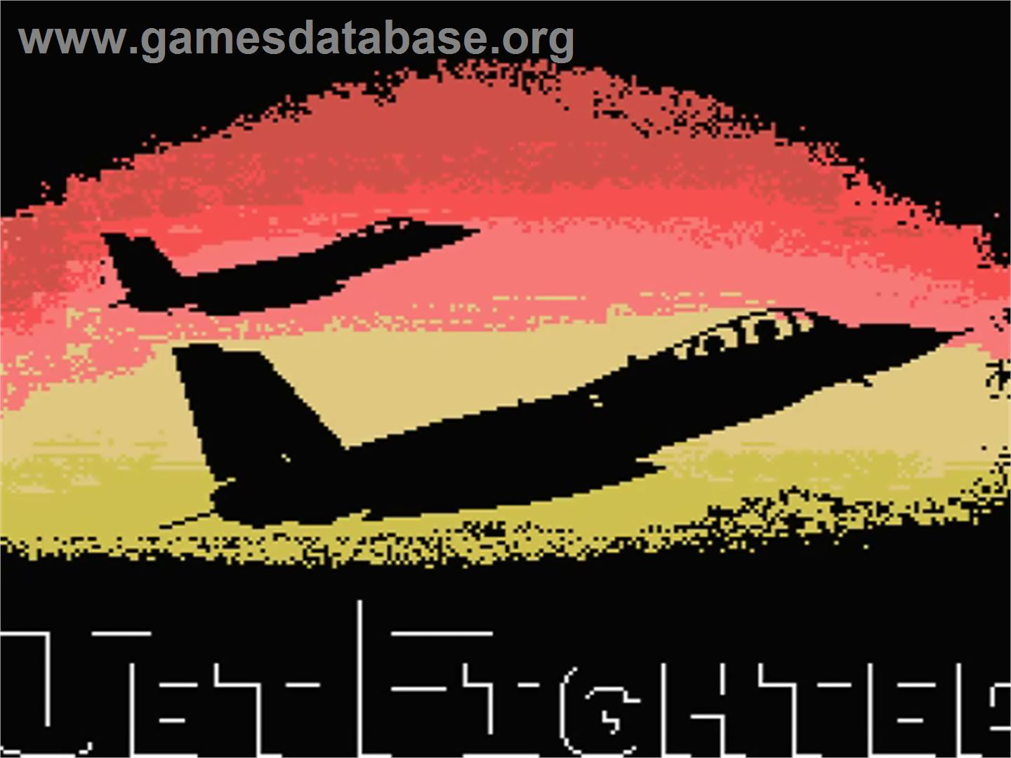 Jet Fighter - MSX - Artwork - Title Screen