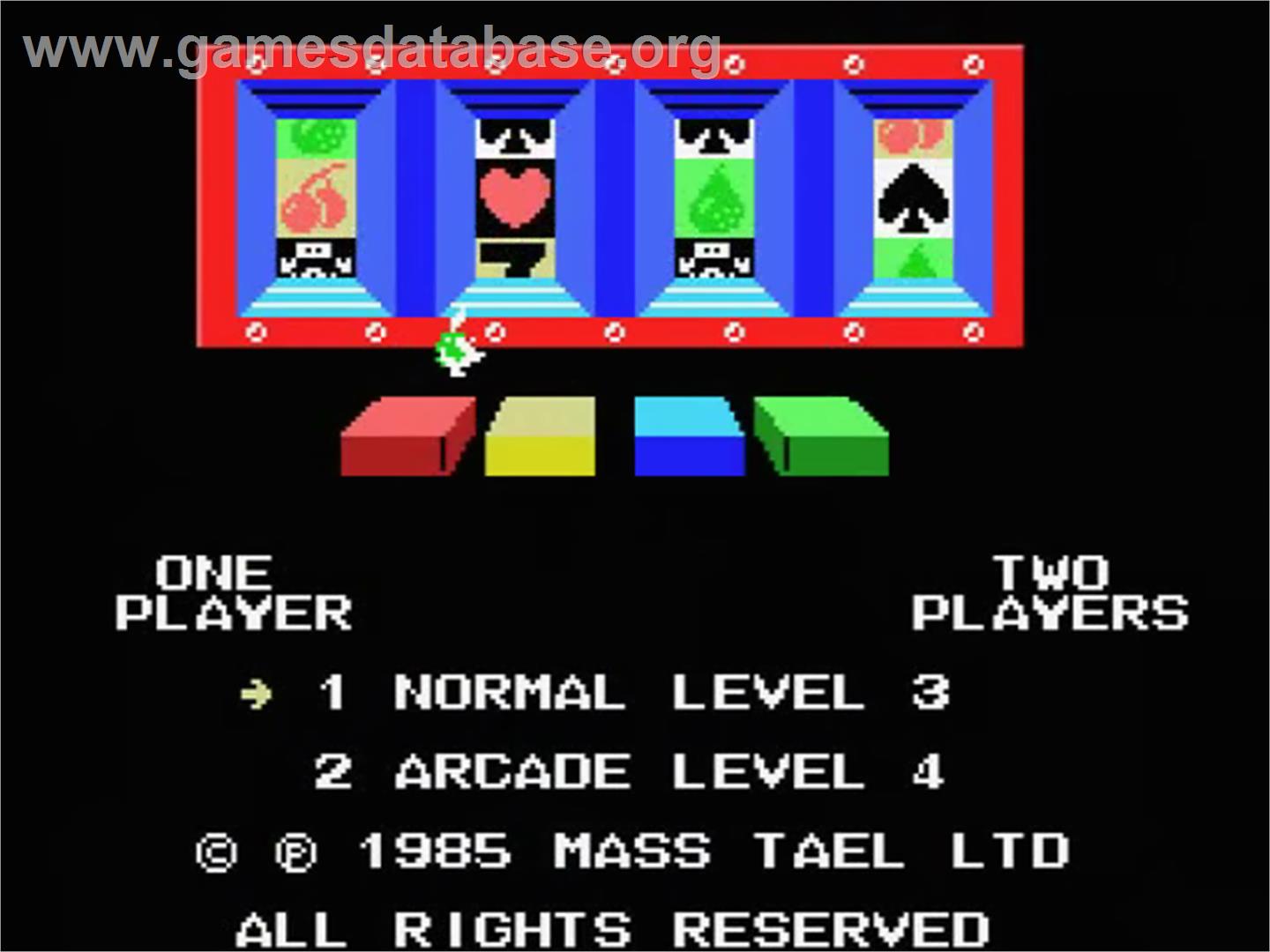 Jump - MSX - Artwork - Title Screen