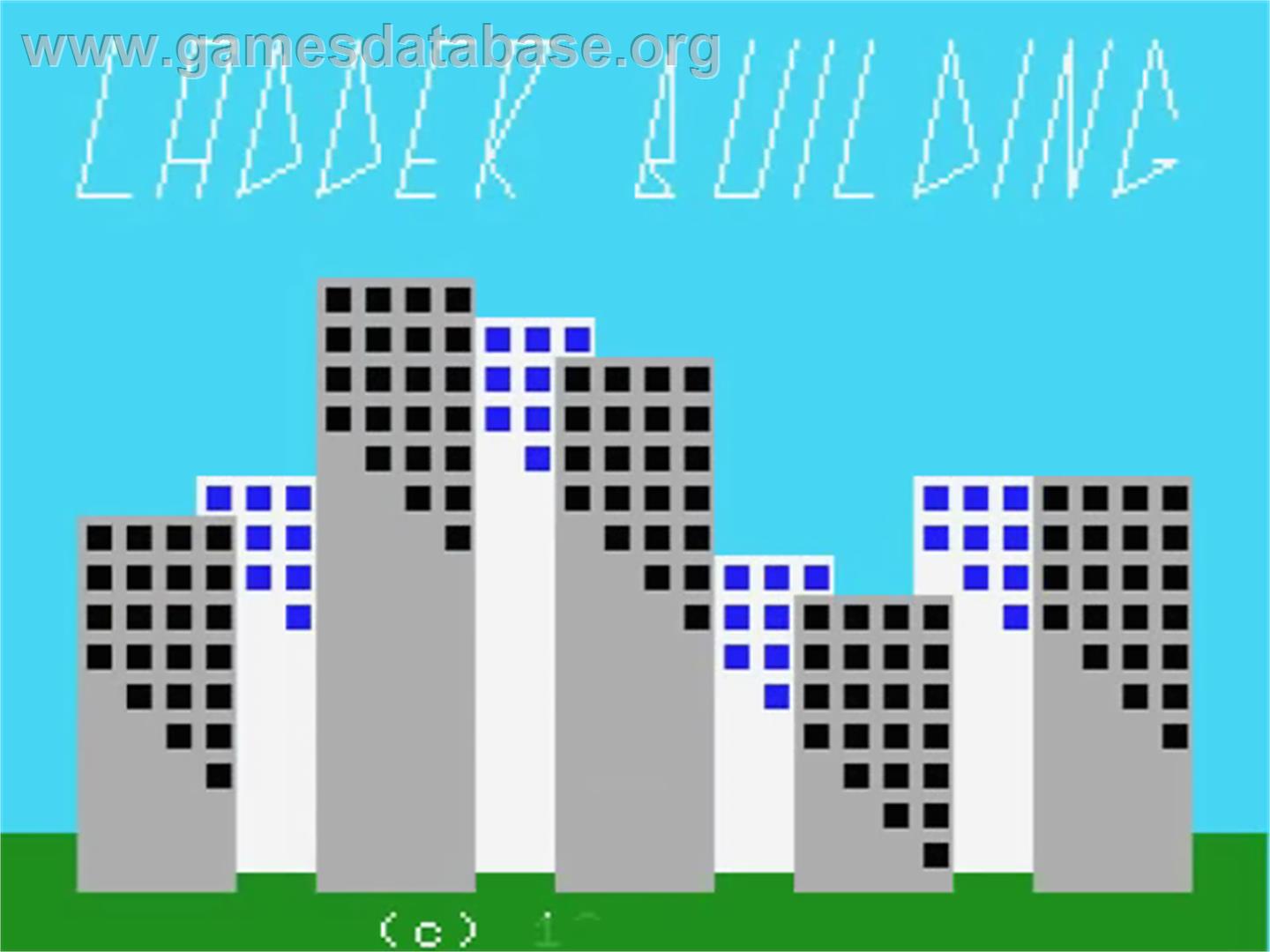 Ladder Building - MSX - Artwork - Title Screen