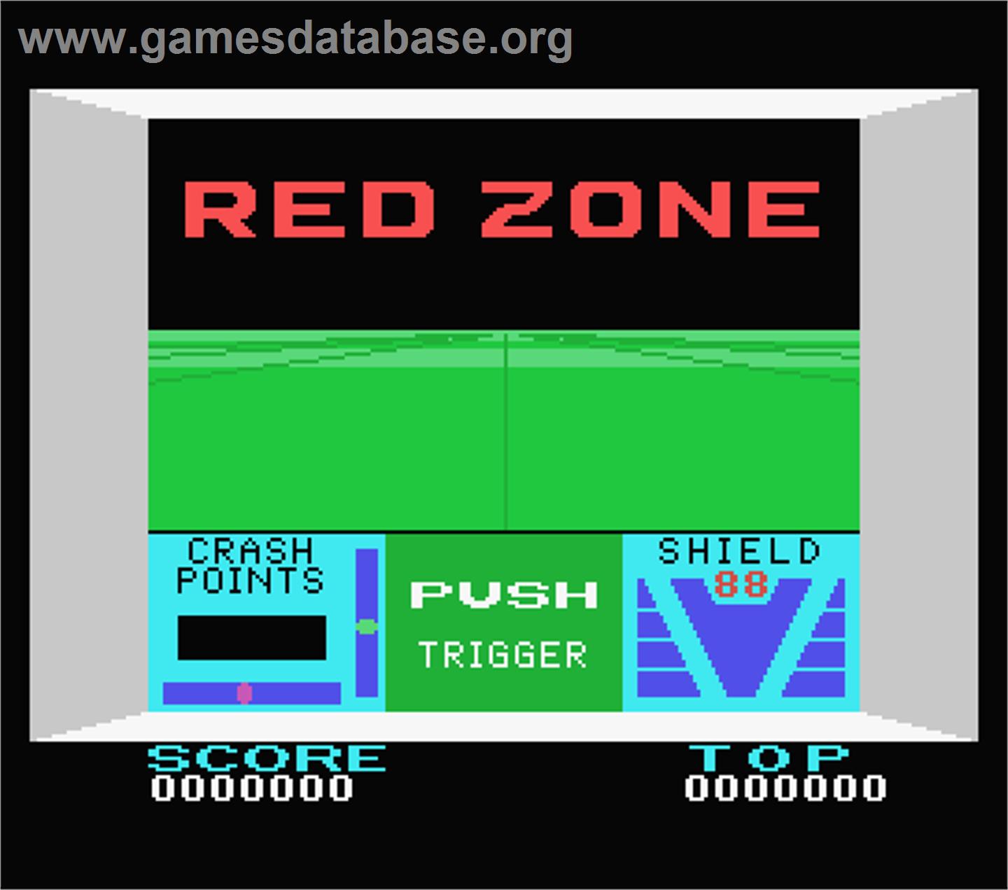 Red Zone - MSX - Artwork - Title Screen