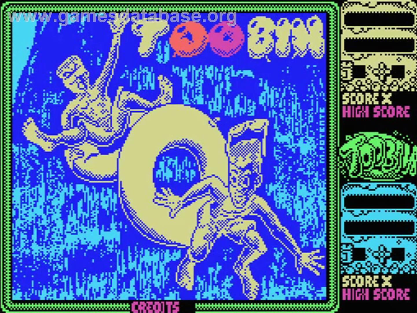 Toobin' - MSX - Artwork - Title Screen