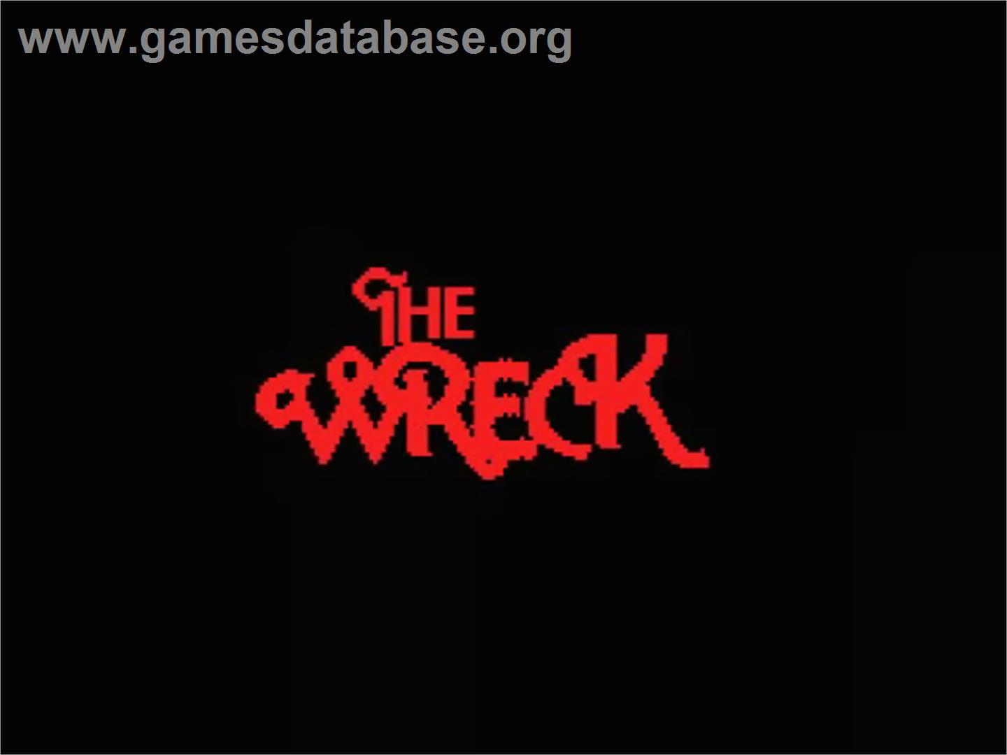 Wreck, The - MSX - Artwork - Title Screen