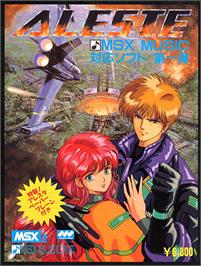 Box cover for Aleste on the MSX 2.