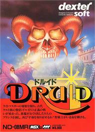 Box cover for Druid on the MSX 2.