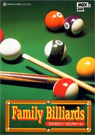 Box cover for Family Billiards on the MSX 2.