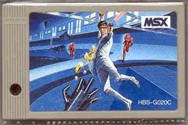 Cartridge artwork for Super Lode Runner on the MSX 2.