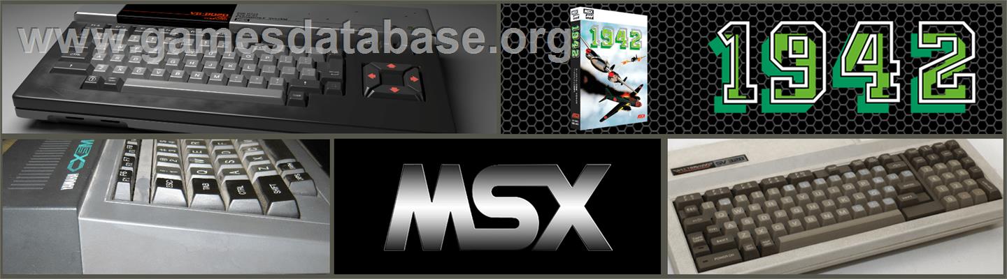 1942 - MSX 2 - Artwork - Marquee