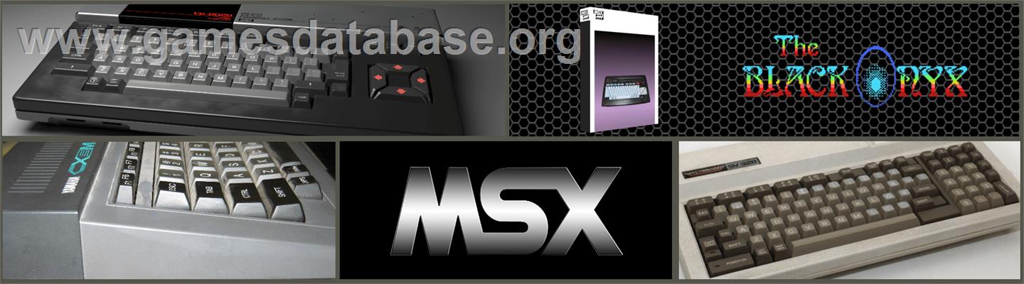 Black Onyx - MSX 2 - Artwork - Marquee