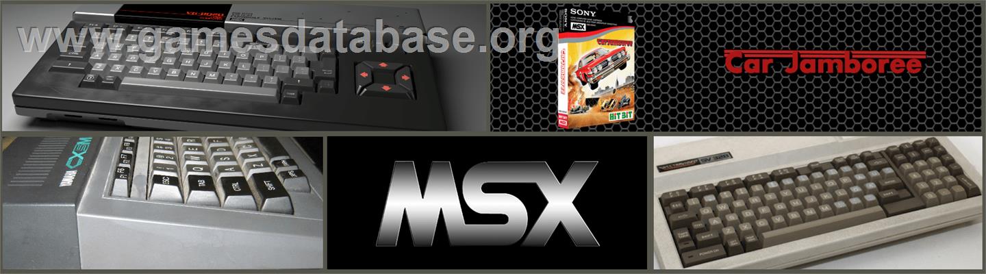 Car Jamboree - MSX 2 - Artwork - Marquee