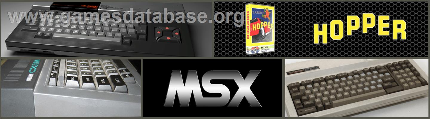 Hopper - MSX 2 - Artwork - Marquee