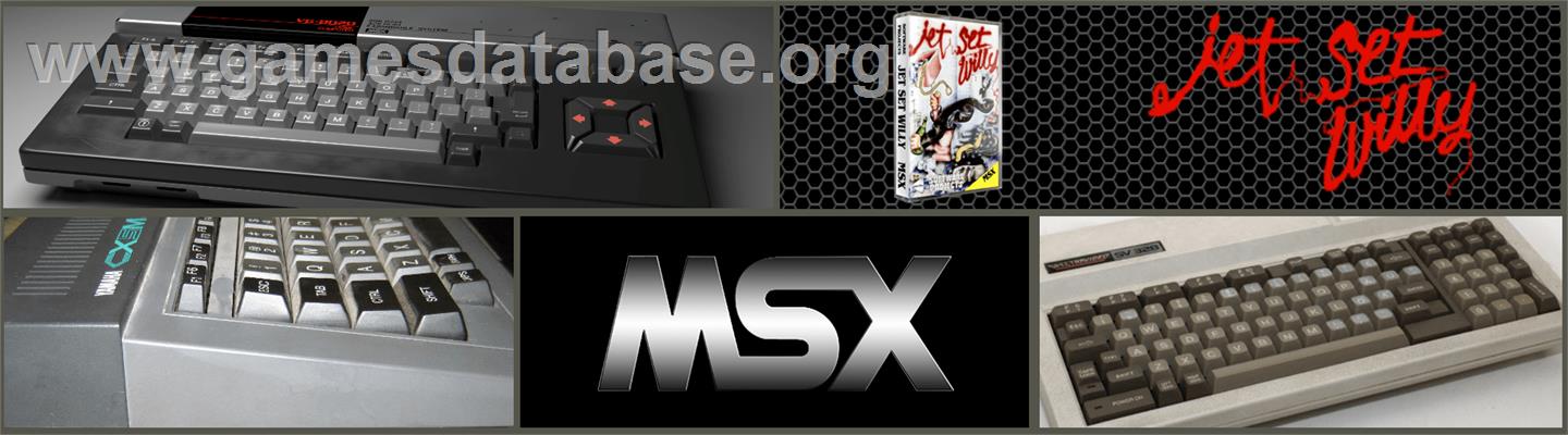 Jet Set Willy - MSX 2 - Artwork - Marquee