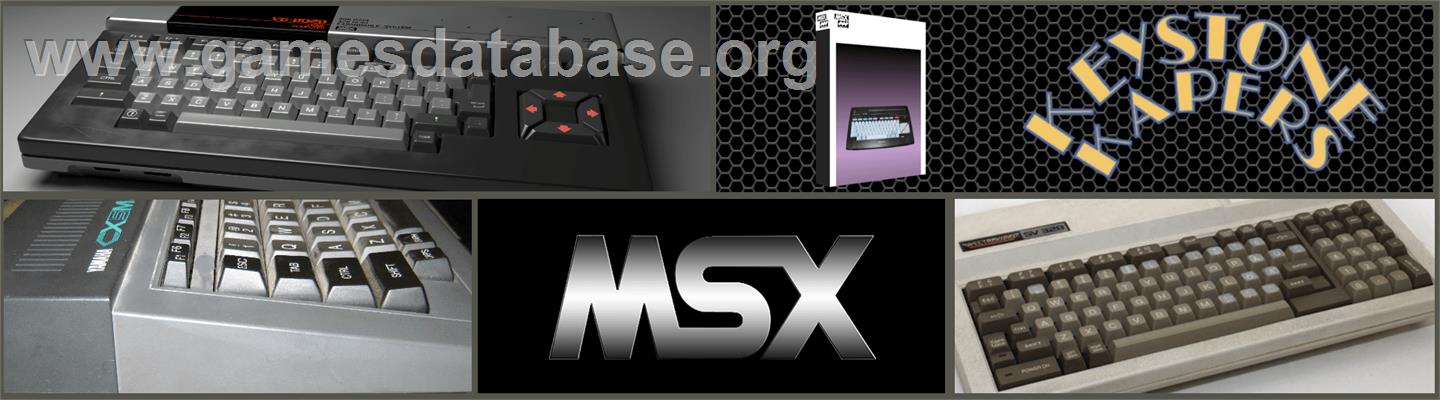 Keystone Kapers - MSX 2 - Artwork - Marquee