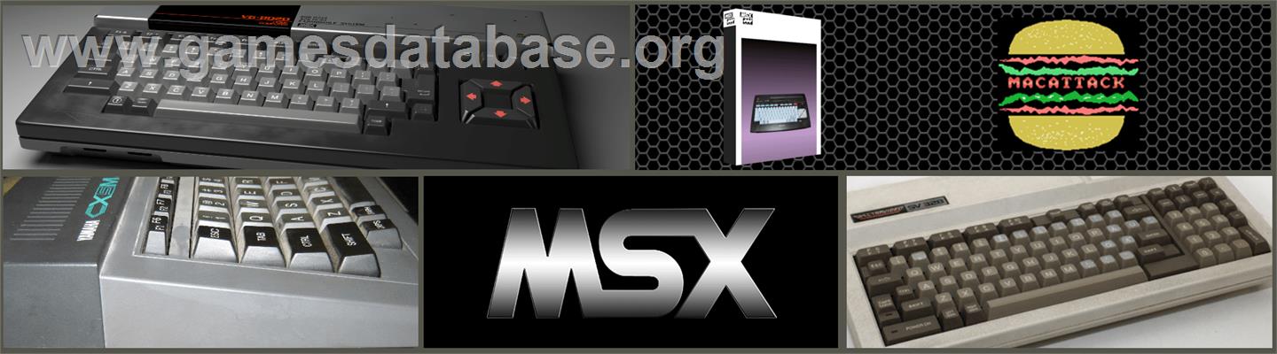 MacAttack - MSX 2 - Artwork - Marquee