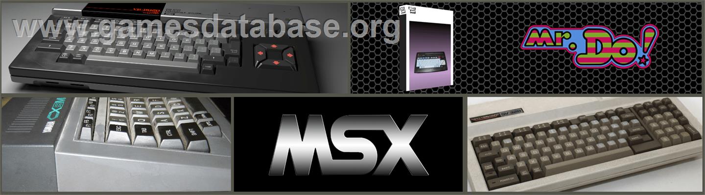 Mr. Do! - MSX 2 - Artwork - Marquee