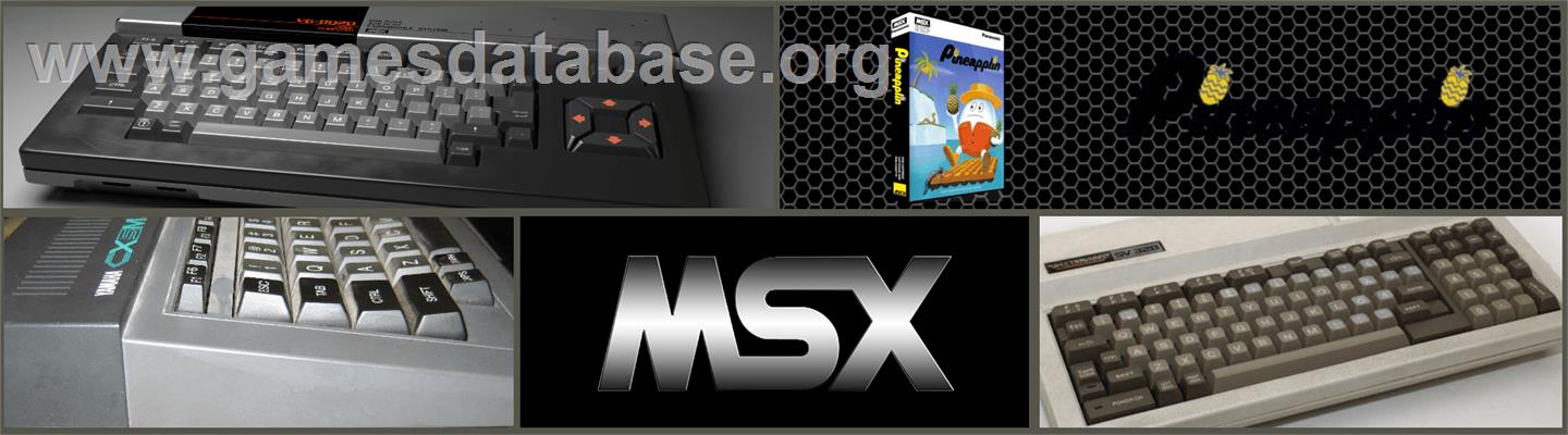 Pine Applin - MSX 2 - Artwork - Marquee