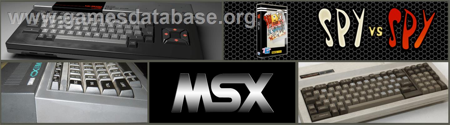 Spy vs. Spy II: The Island Caper - MSX 2 - Artwork - Marquee
