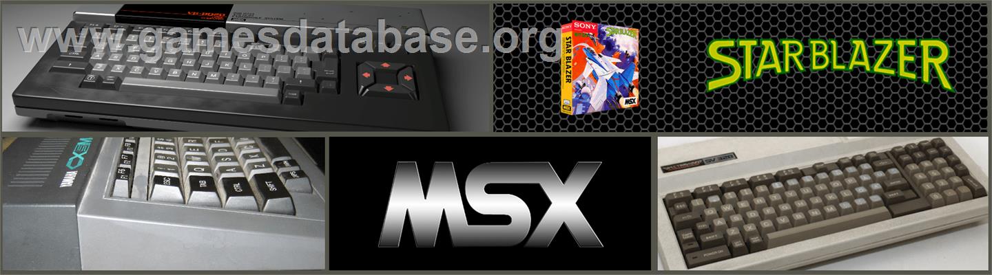 Star Blazer - MSX 2 - Artwork - Marquee
