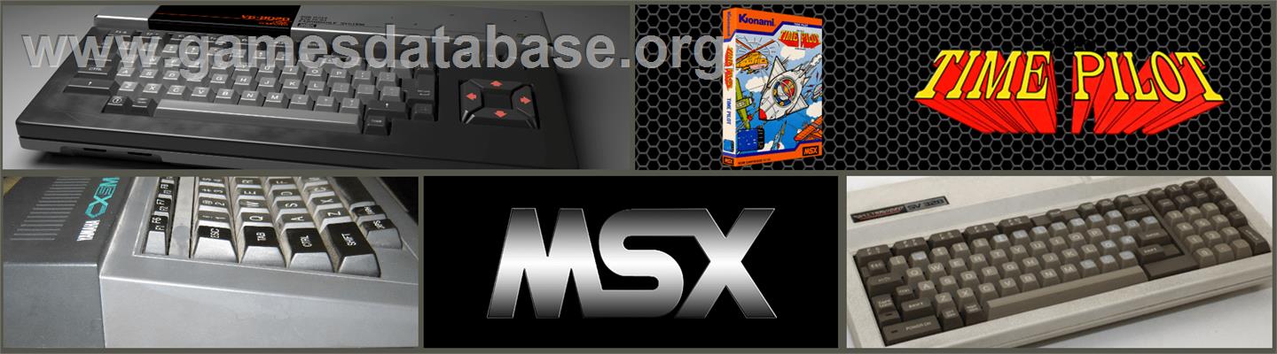 Time Pilot - MSX 2 - Artwork - Marquee
