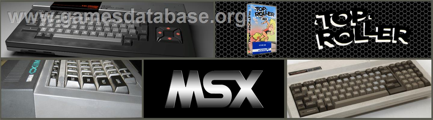 Top Roller - MSX 2 - Artwork - Marquee