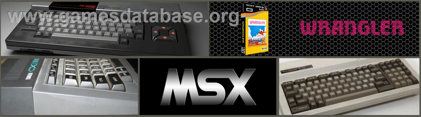 Wrangler - MSX 2 - Artwork - Marquee