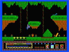 In game image of Livingstone, I Presume on the MSX 2.