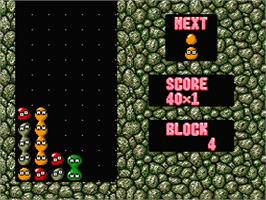 In game image of Puyo Puyo on the MSX 2.