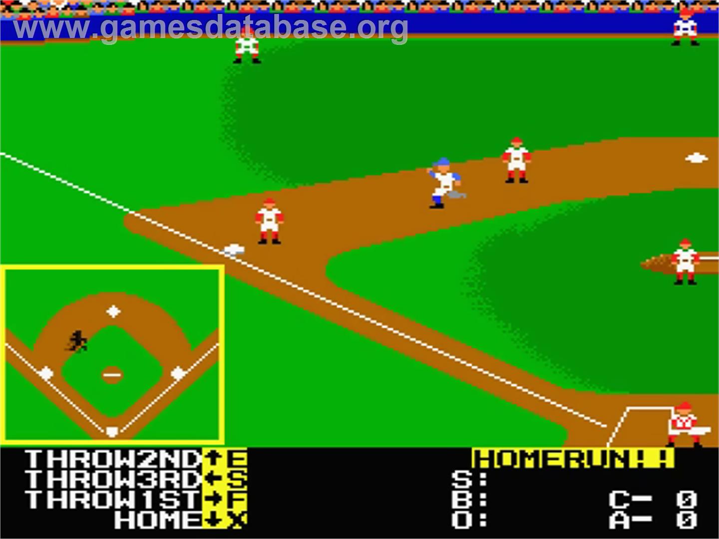 HardBall - MSX 2 - Artwork - In Game