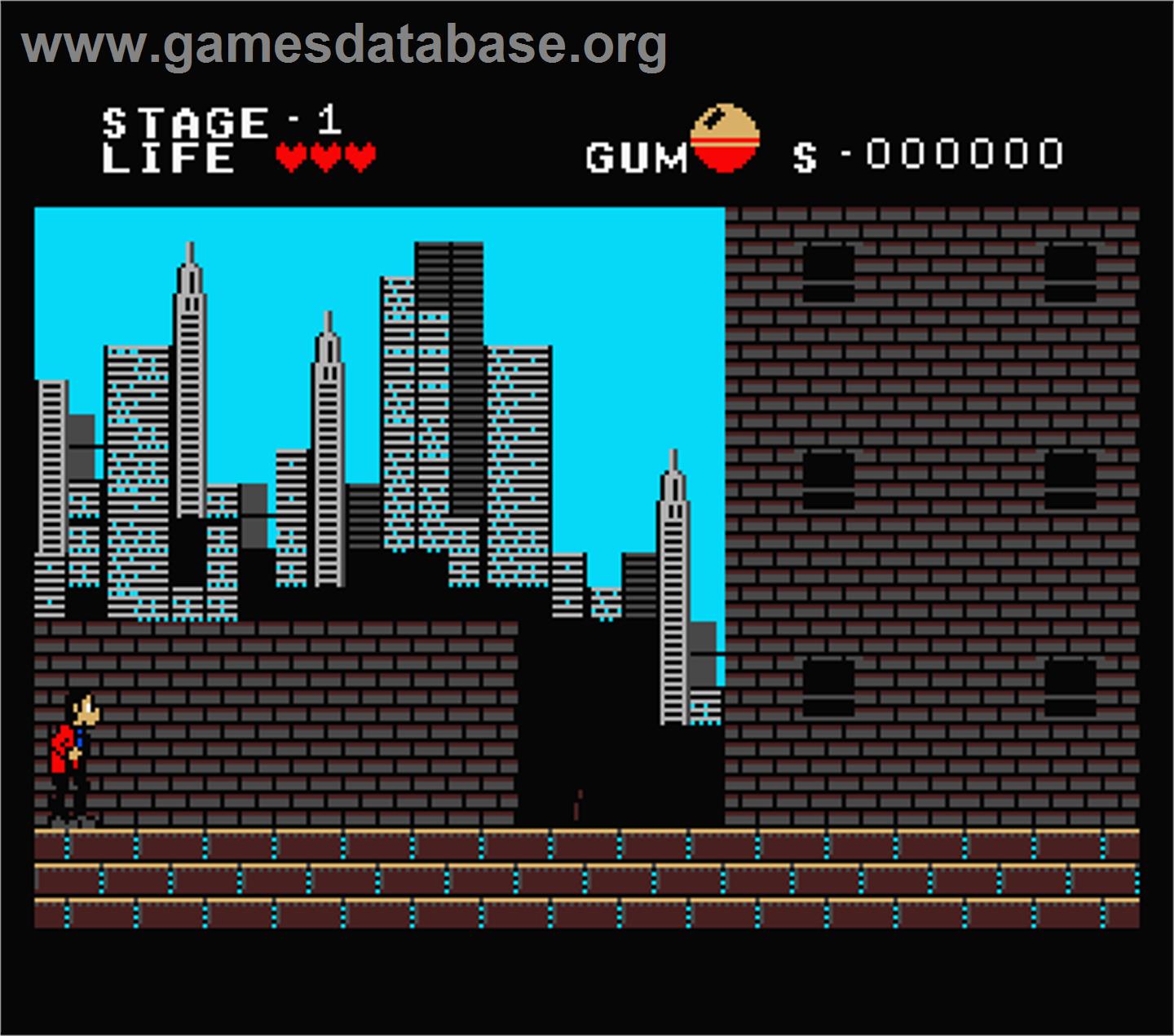 Lupin Sansei - Babylon No Ougon Densetsu - MSX 2 - Artwork - In Game