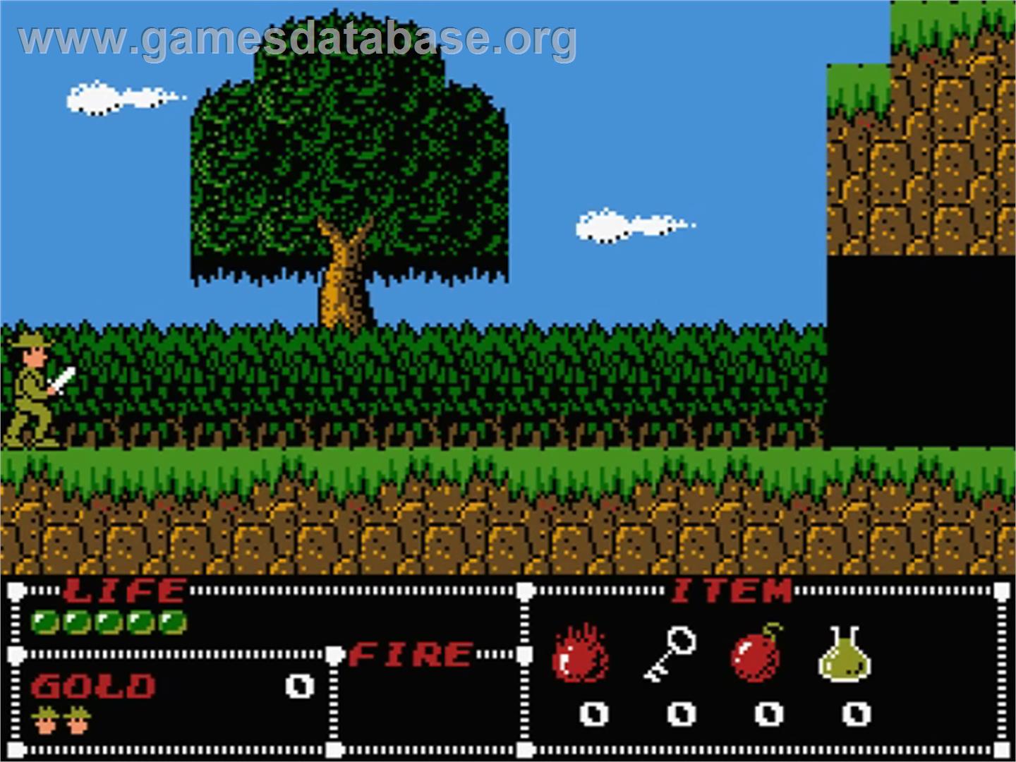 Malaya No Hihou - MSX 2 - Artwork - In Game