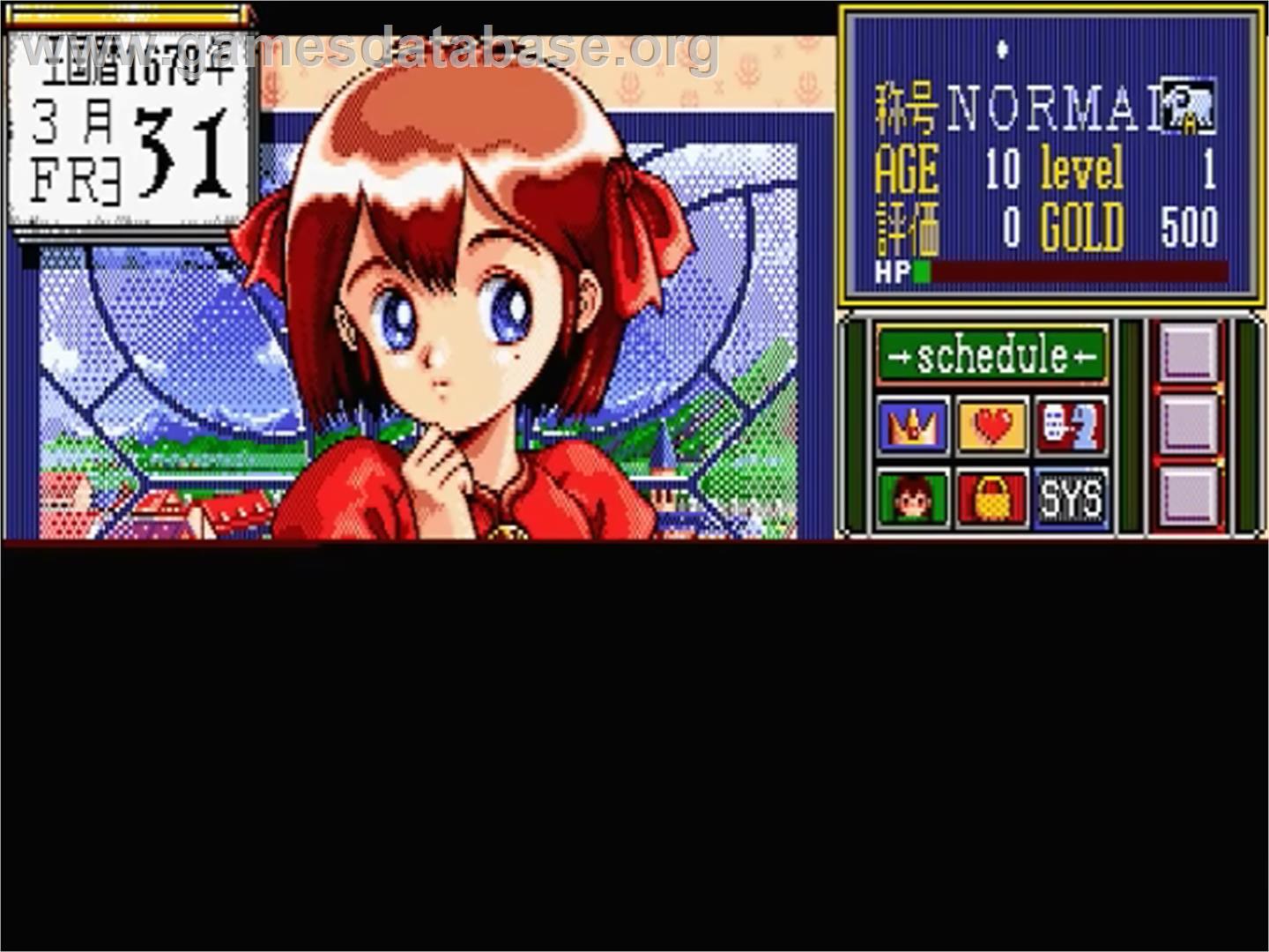 Princess Maker - MSX 2 - Artwork - In Game