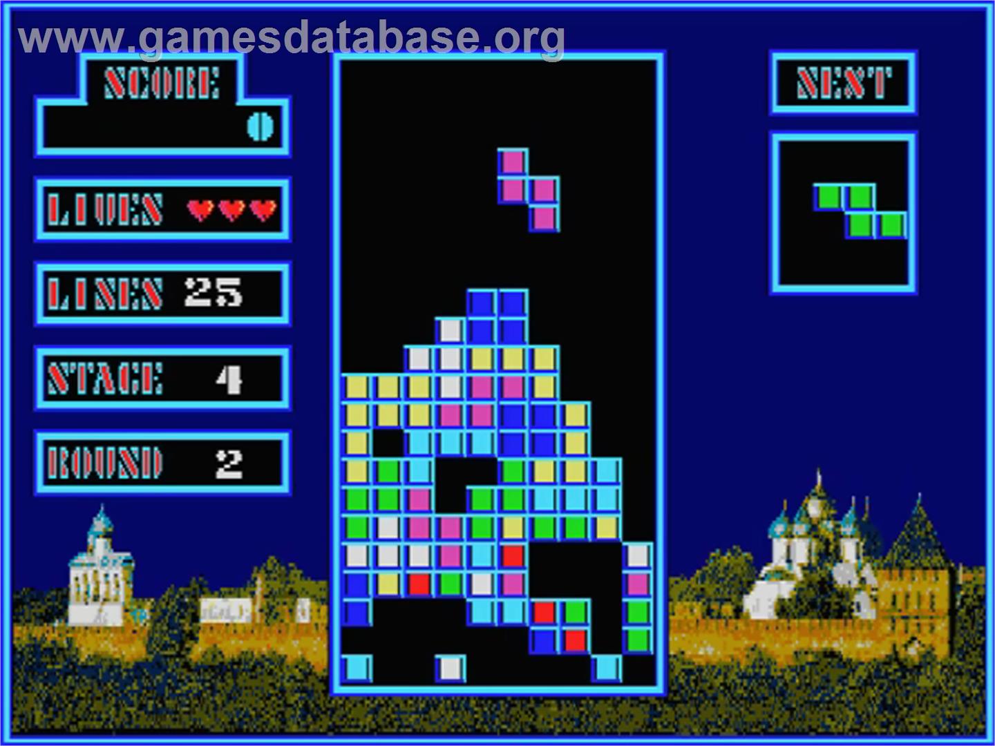 Tetris - MSX 2 - Artwork - In Game