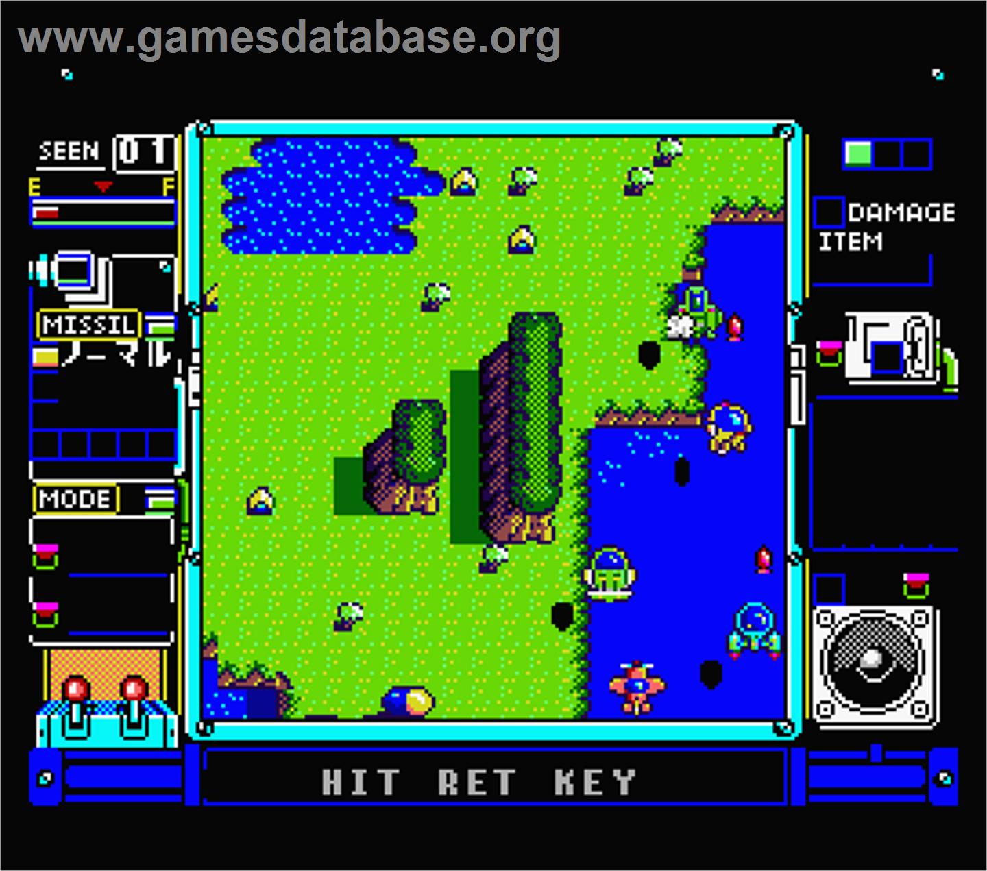 Topple Zip - MSX 2 - Artwork - In Game