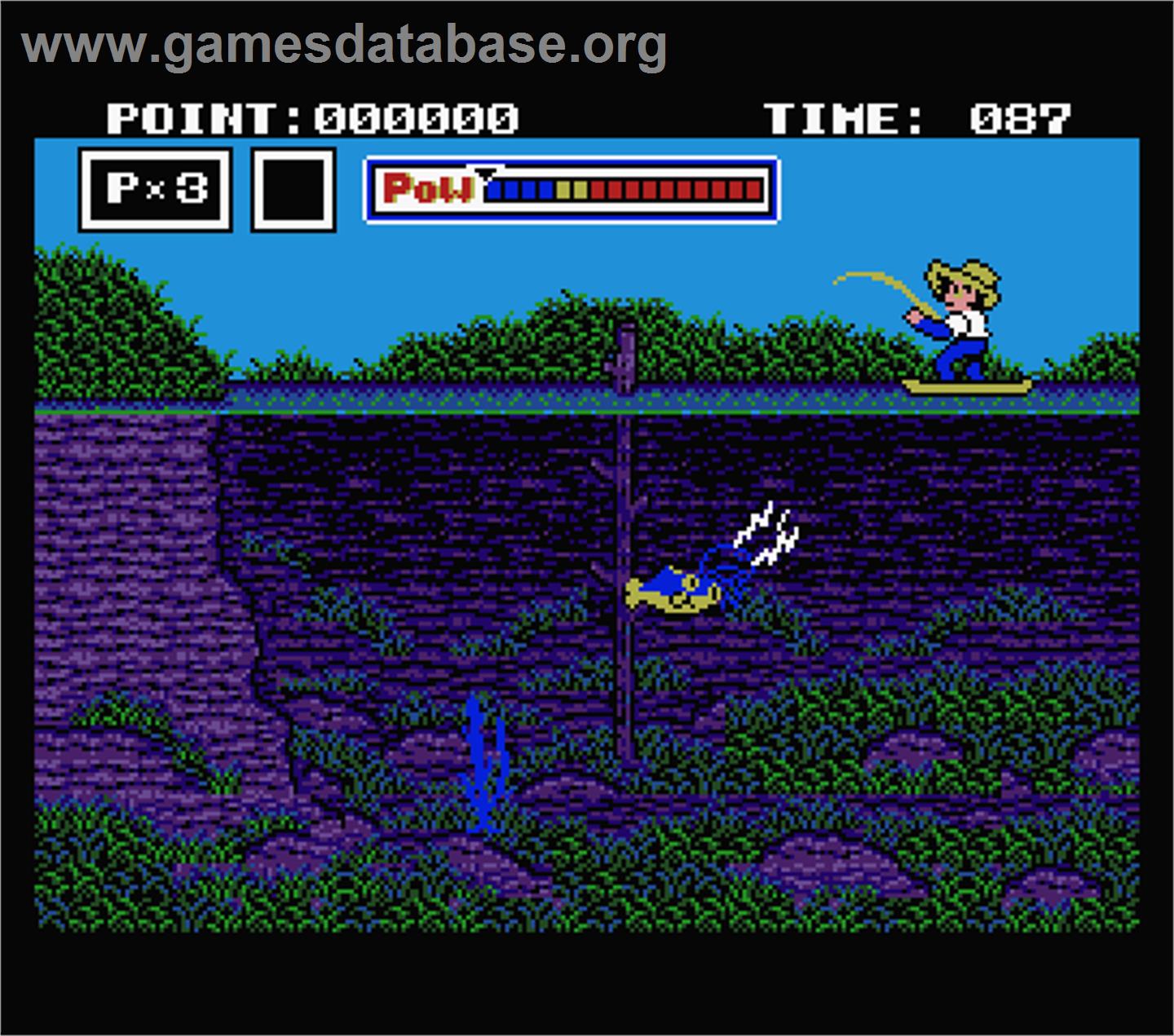 Tsurikichi Sanpei - Tsuri Sennin Hen - MSX 2 - Artwork - In Game