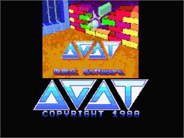 Title screen of Agat on the MSX 2.