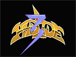 Title screen of Hydlide 3 - The Space Memories on the MSX 2.