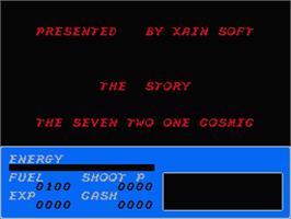 Title screen of Mirai on the MSX 2.