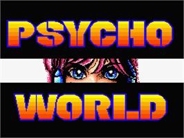 Title screen of Psycho World on the MSX 2.