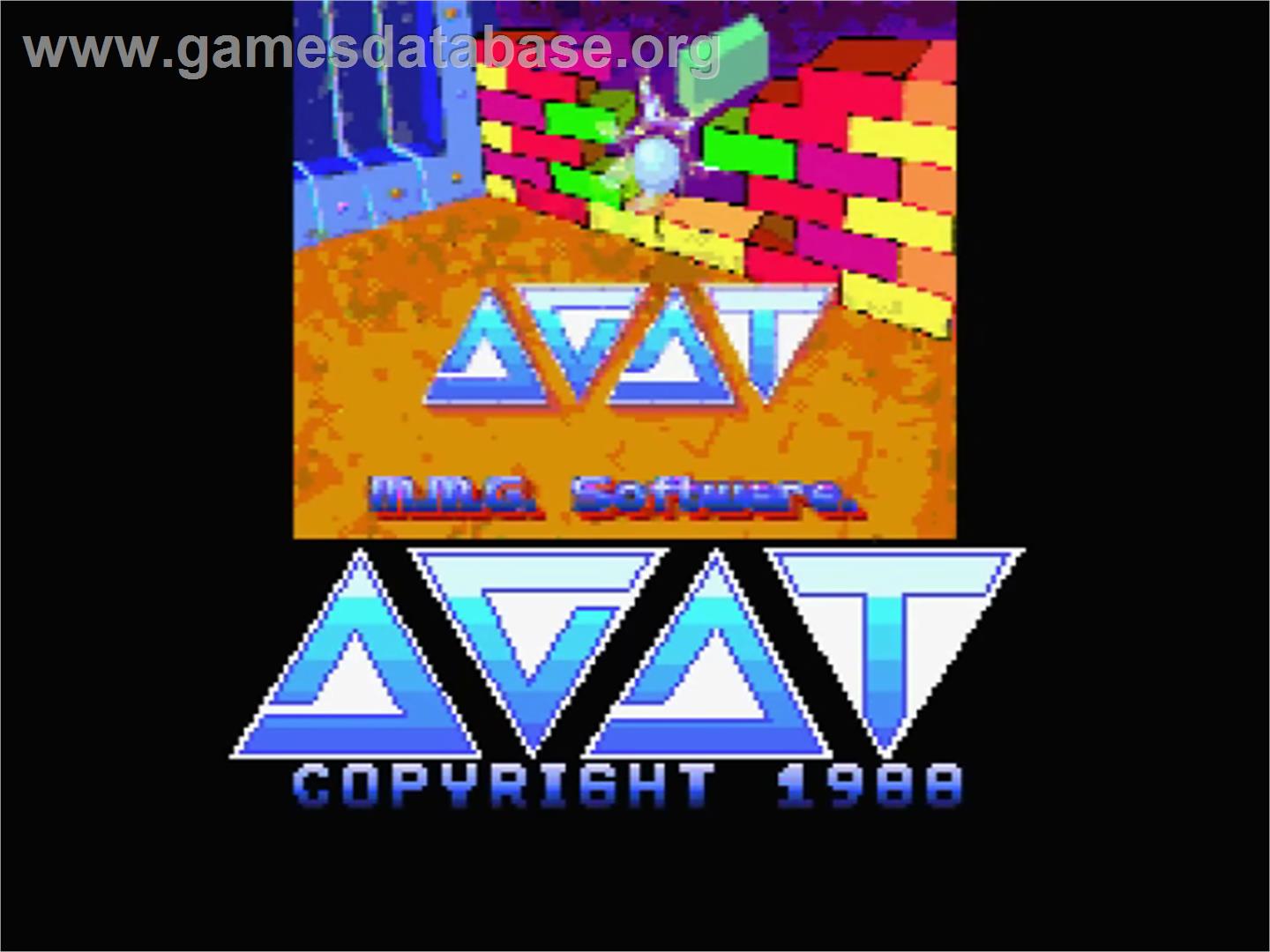 Agat - MSX 2 - Artwork - Title Screen