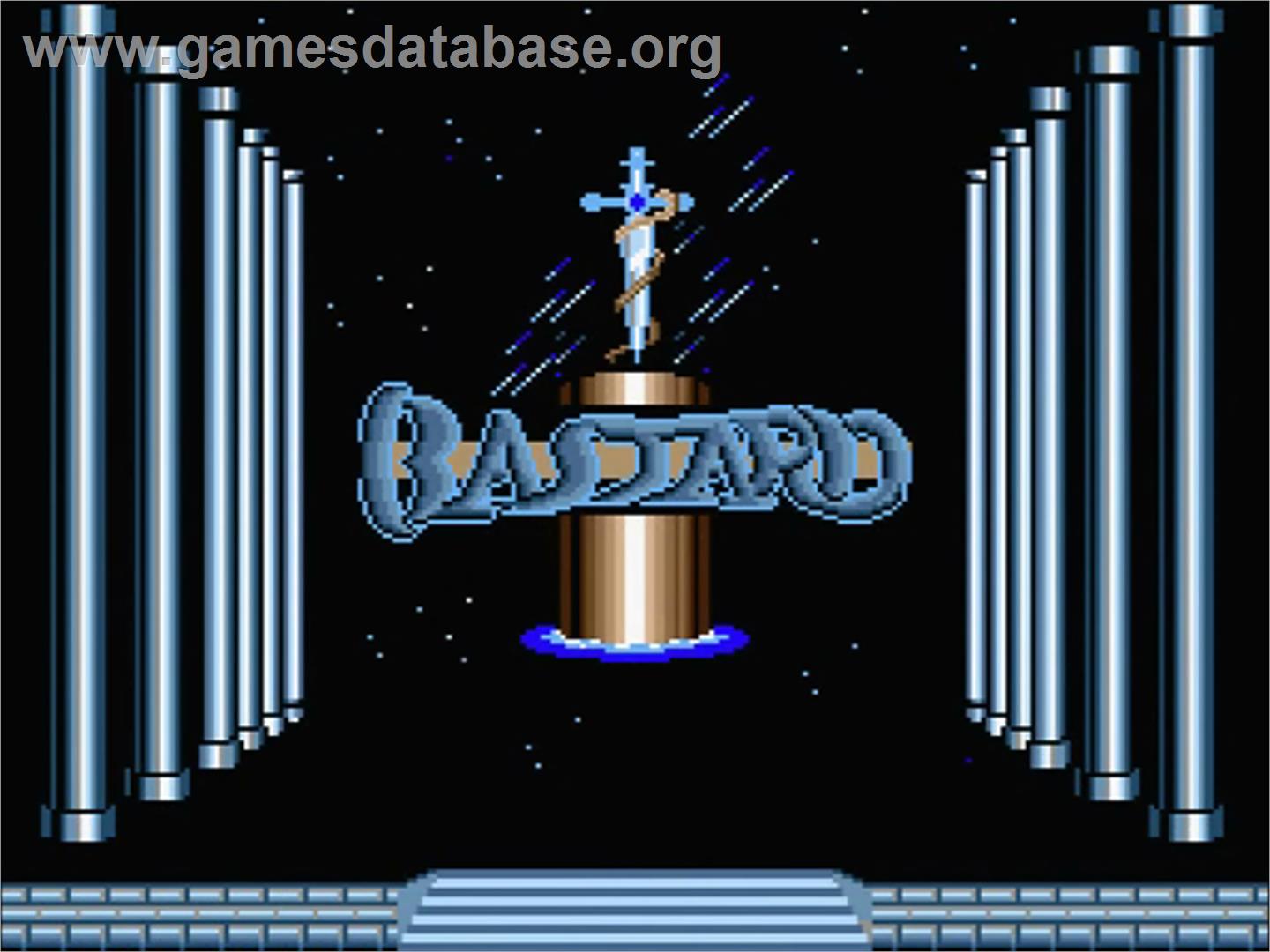 Bastard - MSX 2 - Artwork - Title Screen