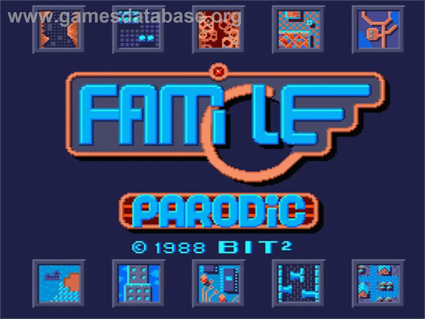 Famicle Parodic - MSX 2 - Artwork - Title Screen