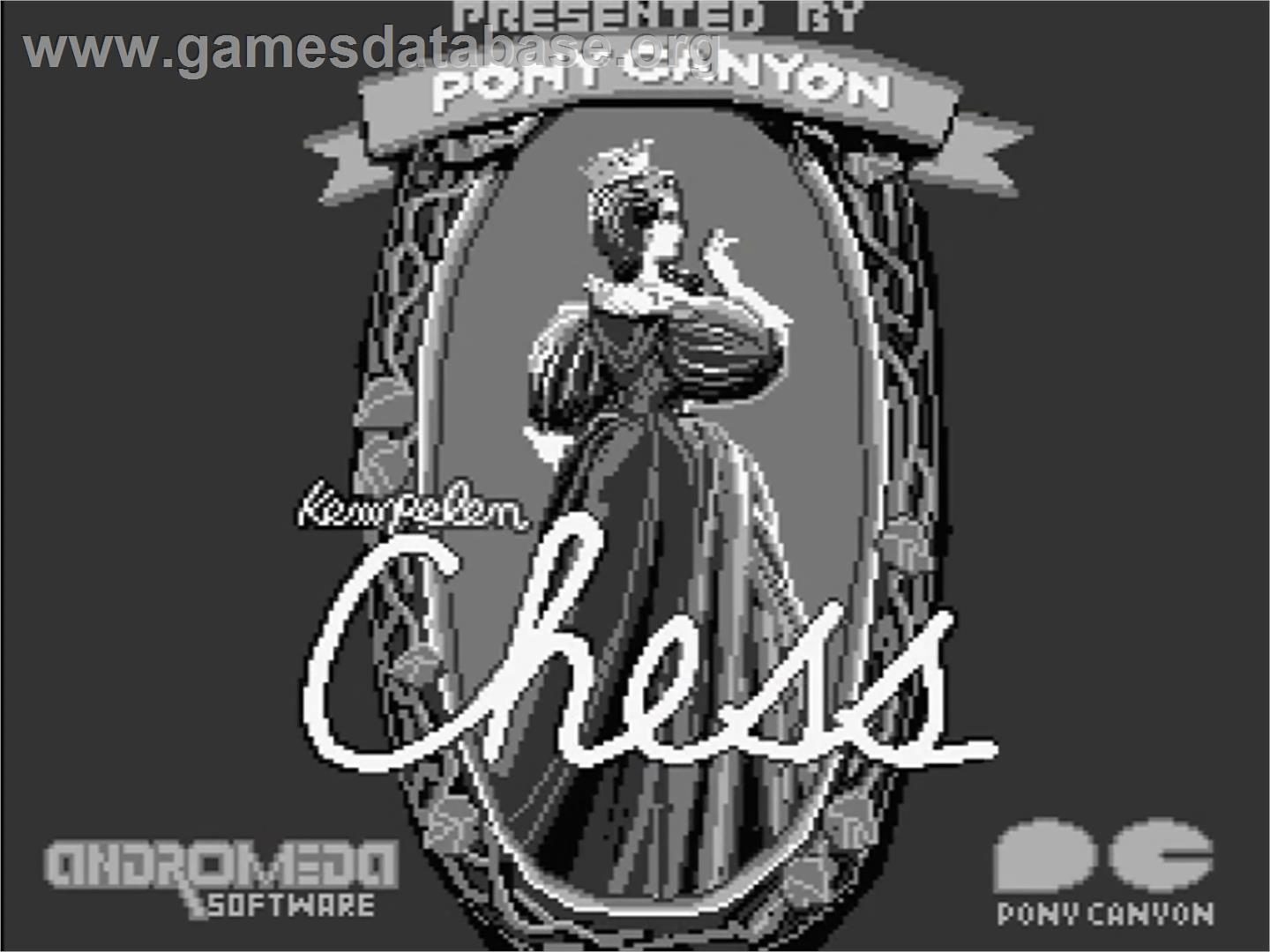 Kempelen Chess - MSX 2 - Artwork - Title Screen