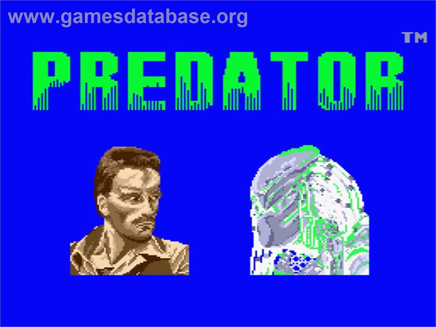 Predator - MSX 2 - Artwork - Title Screen