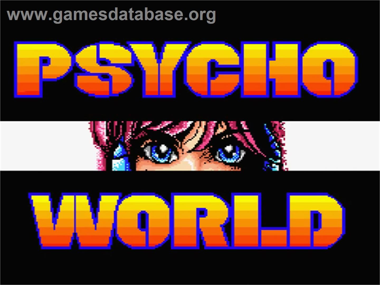 Psycho World - MSX 2 - Artwork - Title Screen