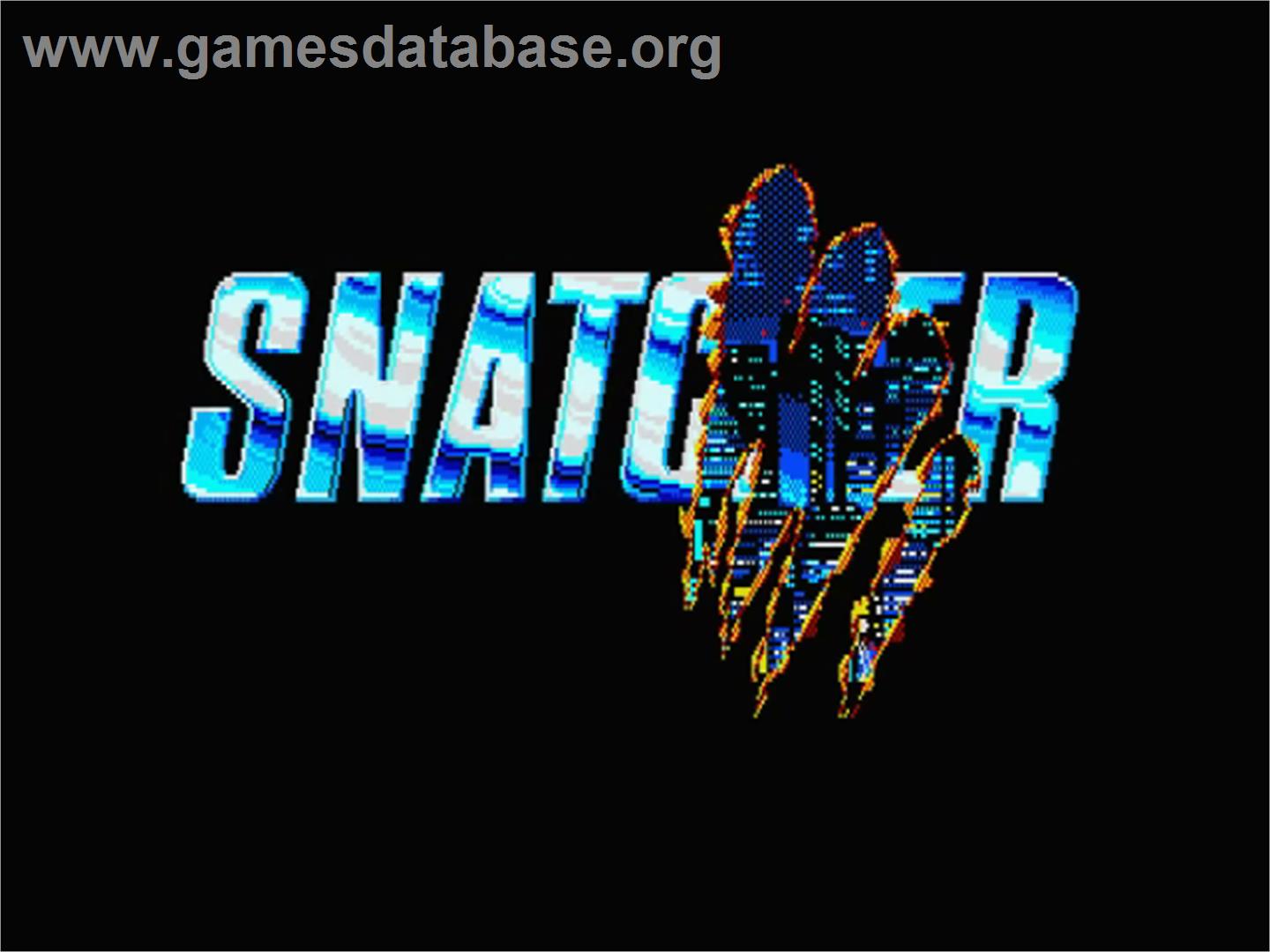 Snatcher - MSX 2 - Artwork - Title Screen