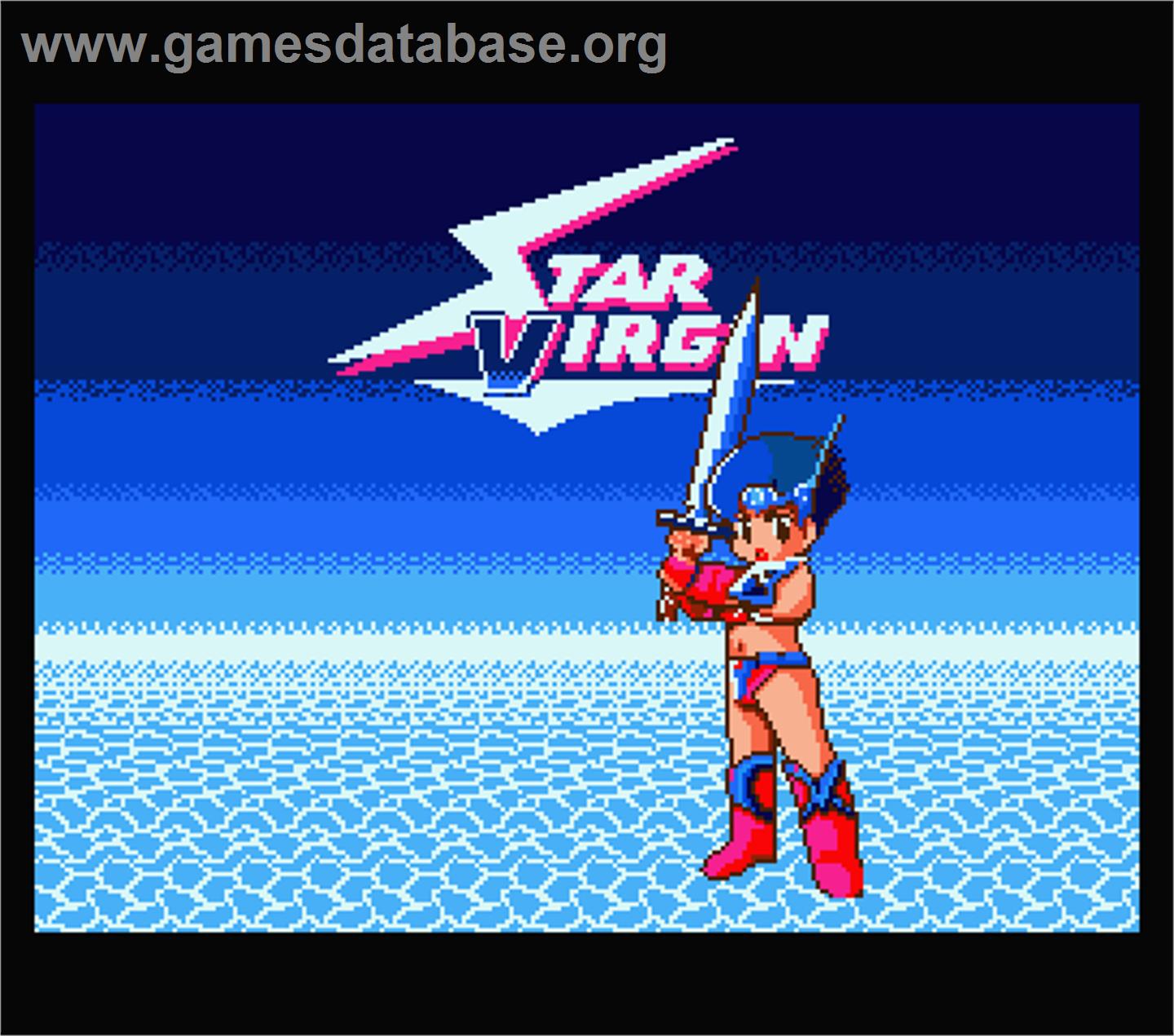 Star Virgin - MSX 2 - Artwork - Title Screen