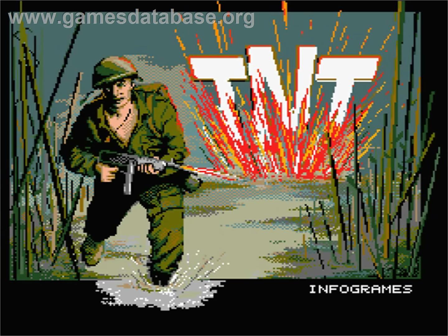 T.n.t. - MSX 2 - Artwork - Title Screen