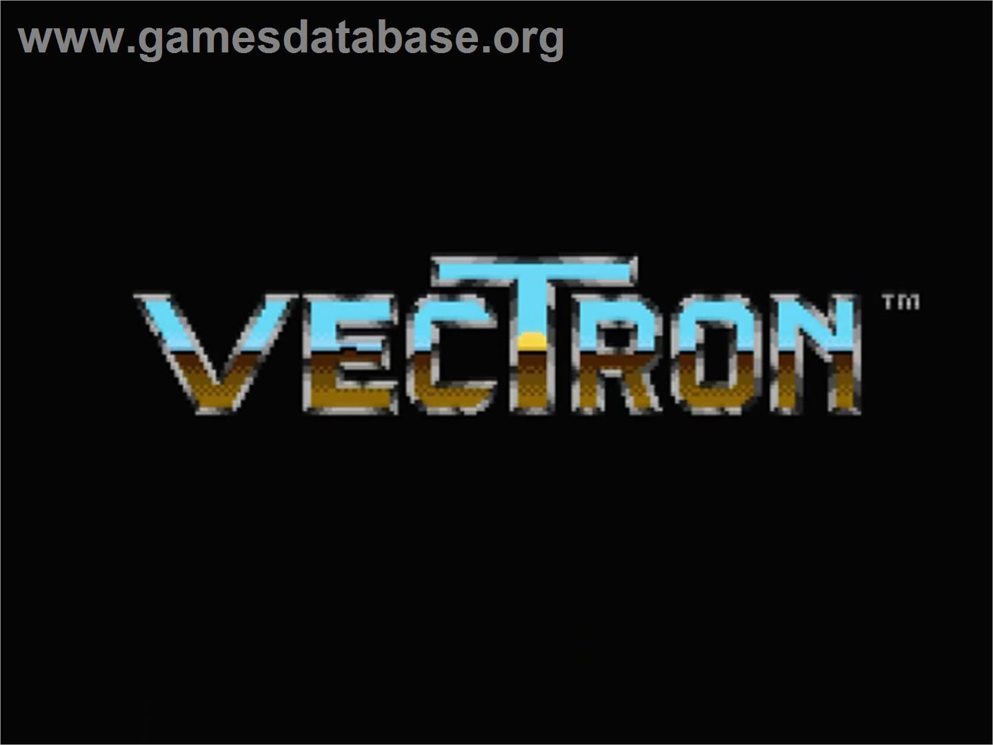 Vectron - MSX 2 - Artwork - Title Screen