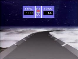 In game image of Cosmos Circuit on the MSX Laserdisc.