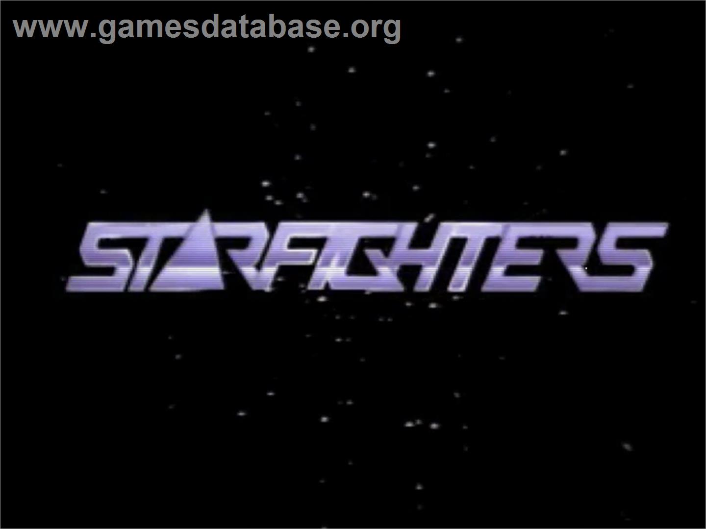 Starfighters - MSX Laserdisc - Artwork - Title Screen
