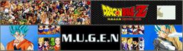 Arcade Cabinet Marquee for Dragon Ball M.U.G.E.N Edition 2010.